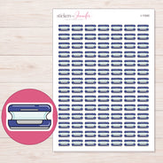 I-11540 planner sticker sheet with enlarged sticker detail