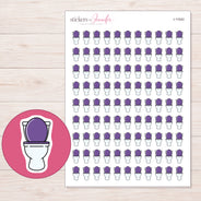 I-11542 planner sticker sheet with enlarged sticker detail