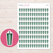 I-11544 planner sticker sheet with enlarged sticker detail