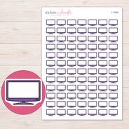 I-11546 planner sticker sheet with enlarged sticker detail