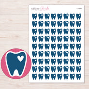 I-11549 planner sticker sheet with enlarged sticker detail