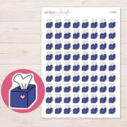 I-11553 planner sticker sheet with enlarged sticker detail