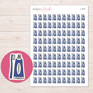 I-11557 planner sticker sheet with enlarged sticker detail