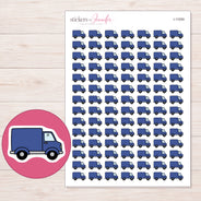I-11559 planner sticker sheet with enlarged sticker detail