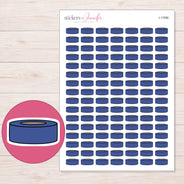 I-11566 planner sticker sheet with enlarged sticker detail