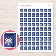 I-11573 planner sticker sheet with enlarged sticker detail