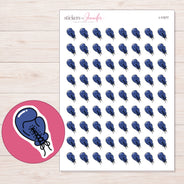 I-11577 planner sticker sheet with enlarged sticker detail