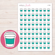 I-11580 planner sticker sheet with enlarged sticker detail