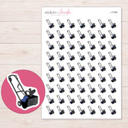 I-11588 planner sticker sheet with enlarged sticker detail