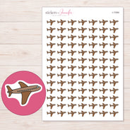 I-11594 planner sticker sheet with enlarged sticker detail
