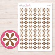 I-11598 planner sticker sheet with enlarged sticker detail