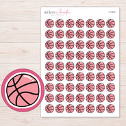 I-11607 planner sticker sheet with enlarged sticker detail