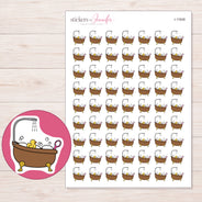 I-11608 planner sticker sheet with enlarged sticker detail
