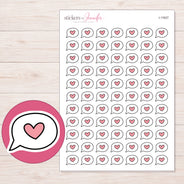 I-11627 planner sticker sheet with enlarged sticker detail