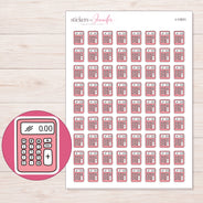 I-11631 planner sticker sheet with enlarged sticker detail