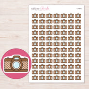 I-11632 planner sticker sheet with enlarged sticker detail