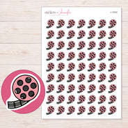 I-11633 planner sticker sheet with enlarged sticker detail