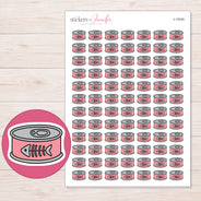 I-11635 planner sticker sheet with enlarged sticker detail