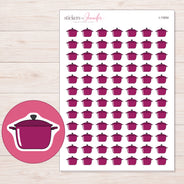I-11654 planner sticker sheet with enlarged sticker detail