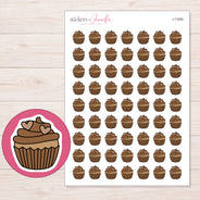 I-11656 planner sticker sheet with enlarged sticker detail