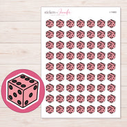 I-11663 planner sticker sheet with enlarged sticker detail