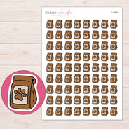 I-11667 planner sticker sheet with enlarged sticker detail