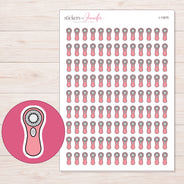 I-11675 planner sticker sheet with enlarged sticker detail