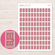 I-11687 planner sticker sheet with enlarged sticker detail