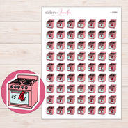 I-11690 planner sticker sheet with enlarged sticker detail