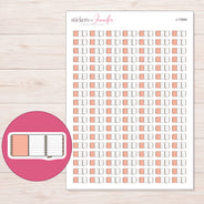 I-11694 planner sticker sheet with enlarged sticker detail