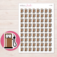 I-11705 planner sticker sheet with enlarged sticker detail