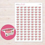 I-11708 planner sticker sheet with enlarged sticker detail