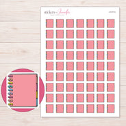 I-11711 planner sticker sheet with enlarged sticker detail