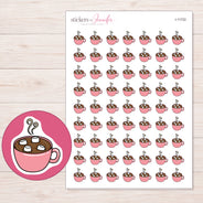 I-11722 planner sticker sheet with enlarged sticker detail