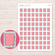 I-11724 planner sticker sheet with enlarged sticker detail