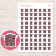 I-11729 planner sticker sheet with enlarged sticker detail