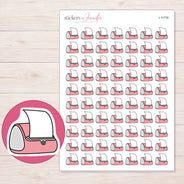 I-11730 planner sticker sheet with enlarged sticker detail