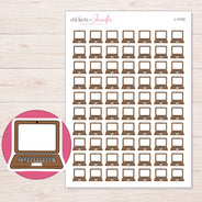 I-11733 planner sticker sheet with enlarged sticker detail