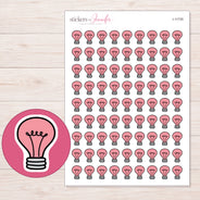 I-11735 planner sticker sheet with enlarged sticker detail