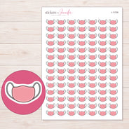 I-11739 planner sticker sheet with enlarged sticker detail