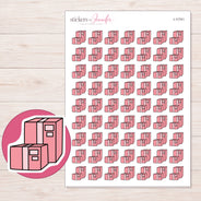 I-11741 planner sticker sheet with enlarged sticker detail