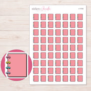 I-11745 planner sticker sheet with enlarged sticker detail