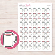 I-11750 planner sticker sheet with enlarged sticker detail