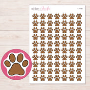 I-11758 planner sticker sheet with enlarged sticker detail