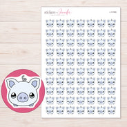 I-11765 planner sticker sheet with enlarged sticker detail