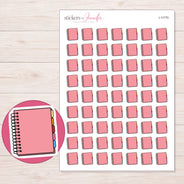I-11770 planner sticker sheet with enlarged sticker detail