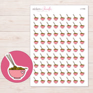 I-11785 planner sticker sheet with enlarged sticker detail