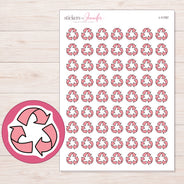 I-11787 planner sticker sheet with enlarged sticker detail