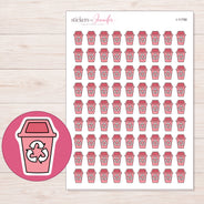 I-11788 planner sticker sheet with enlarged sticker detail