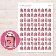 I-11798 planner sticker sheet with enlarged sticker detail